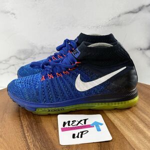 Women’s size 5.5-Nike Zoom All Out Flyknit Mid Cross Trainer Blue Athletic Shoes